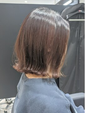 ジエクト 本店(The Ect) 外ハネボブ×インナーカラー×サマーカット