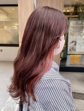 ヘアーメイクオズ(hair make O/S) ヘアーメイクオズ＆金あゆみ　秋☆インナーカラー