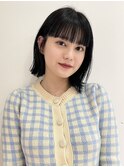 【 YOKE 】切りっぱなしボブ結べるボブワイドバング小顔