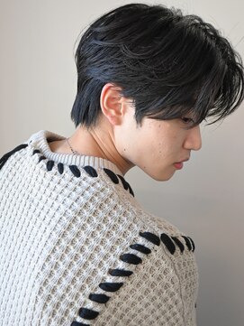 ディッセンバー 神宮前(December) ニュアンスパーマアッシュブラックウルフ波巻きスパイラル渋谷