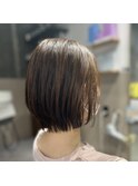 お手入れらくらくショートボブ