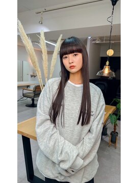 ヘアーアンジェ 伊達店(Hair ange) ノームコア髪質改善ストレート×メンズライクファッション-3