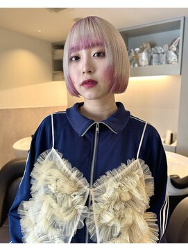 ニコフクオカヘアーメイク(NIKO Fukuoka Hair Make) レイヤーボブ/裾カラー/エンドカラー/デザインカラー