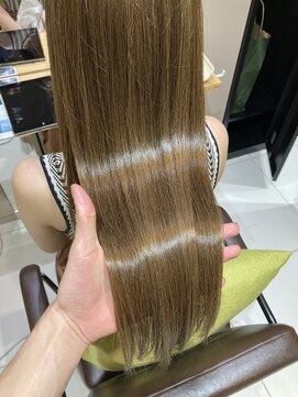 アニュー 北浦和店(ANEW) 【髪質改善】ツヤツヤ×透明感　　髪質改善カラー