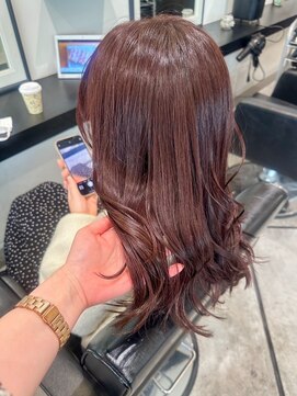 アパカバール 鳳店(Apa kabar) ブリーチなし柔らかピンクブラウン