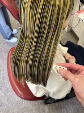 ロマンヤカタ ファース(ROMAN YAKATA fars) 髪質改善 ハイライトカラー Aujua@田代2/1