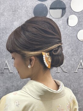 バサラ 池袋店(VASARA) シニヨンスタイル♪着物ヘア/浴衣ヘア/卒業式ヘア/成人式ヘア