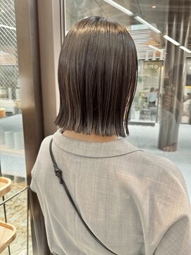 ミィ 表参道(mee.) 似合わせカット ボブヘア 縮毛矯正 ミニボブ 切りっぱなしボブ