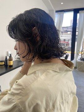 パープル(PURPLE) ボブ/ボブパーマ/ショートパーマ