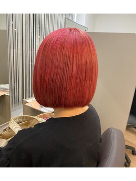 ジエクト ヴィシア(The Ect VIXIA) チェリーレッド/ワインレッド/刈上げボブ