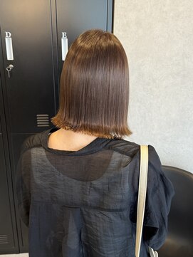 ラリス(Ralis) フォギーベージュ×縮毛矯正