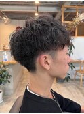 メンズ × ツイストスパイラルパーマ