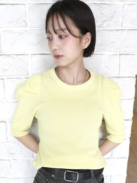 バース(BIRTH) ショート&ボブ専門サロン【BIRTH】耳かけぱっつんボブ
