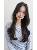【銀座有楽町】韓国風くびれヘア×透明感たっぷり暗髪カラー