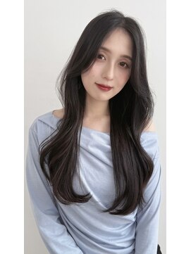 ボヌール 銀座並木通り店(Bonheur) 【Stylist 田中】韓国風くびれヘア×上品暗髪カラー/銀座/有楽町