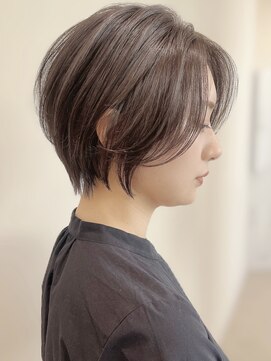 セイドット リー(Say. Ree) Say.丸みショートレイヤーシルキーベージュミルクティーベージュ