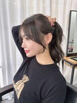 キティー(kiti)&nbsp;顔まわりカット×グレージュ