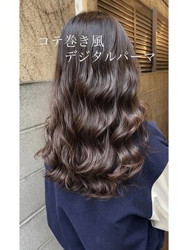 チョビー(Chobii) 東京表参道コテ巻き風デジタルパーマレイヤーカット/栗原９