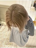 【Instaで大人気◎】... 外ハネbob × hazel beige ...