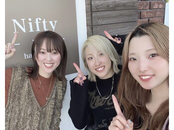 ニフティー(Nifty)の写真/女性スタイリスト多数在籍☆丁寧なカウンセリングで、なりたいを形にしてくれる◎お気軽にお越しください♪