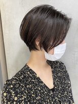 エリマ 調布(elima) ショートヘア顔周りレイヤーブリーチダブルカラーショートボブ
