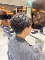 アヴァンスクロス あべのルシアス店(AVANCE. CROSS) MEN’S HAIR/サーフカール/刈り上げセンターパート/天王寺