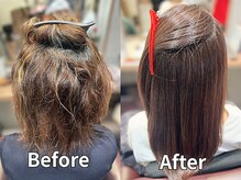 その場のキレイで終わらせない。繰り返すほど美しくなる本物の髪質改善。5年後10年後も自信持てる艶髪へ。