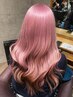 【Yuzumi専用クーポン】《リタッチor全頭》ケアブリーチ込カラー＋カット 