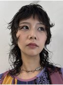 ウルフパーマウルフカットウルフレイヤーマレットヘア