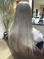 ブレイズヘアー(BLAZEhair)&nbsp;【透明感バツグン】ホワイトミルクティグレージュ×ブリーチ２回
