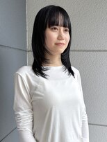 ヘアーアイストゥーレ(HAIR ICI TRE)&nbsp;ストレートパーマハッシュカットハッシュウルフミディアム