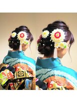 シルフ 武蔵小金井店(sylph)&nbsp;和装ヘア 編み込みまとめ髪アレンジ