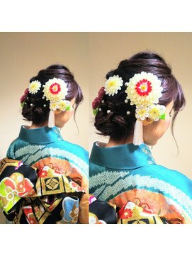 シルフ 武蔵小金井店(sylph) 和装ヘア 編み込みまとめ髪アレンジ