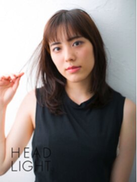 グラ デザイン アンド ヘアー 四条大宮店(GRAS DESIGN & HAIR by HEADLIGHT) * GRAS *  ミディアムナチュラルストレート