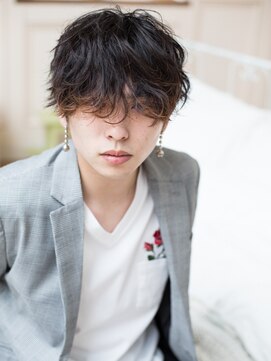 クライブヘアー 佐倉店(CRiB hair) くせ毛風メンズモードスタイル