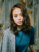 エクファ ヘア リゾート 大津 瀬田店(ex-fa hair resort)&nbsp;【瀬田◆エクファヘアリゾート】ウェット×ベージュカラー