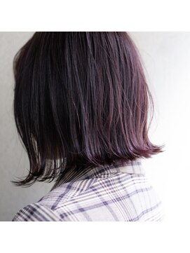 マール 矢場町(MARL) バイオレットピンク　外ハネボブ