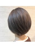ラウンドショートボブ