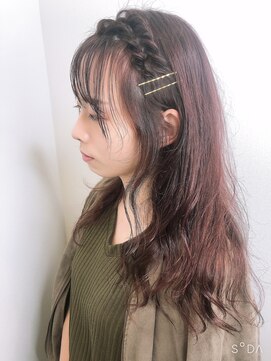 アレクサンドルオブカラーズカナザワ(ALEXANDRE OF COLORS KANAZAWA) 【シースルーバング】【ヘアアレンジスタイル】