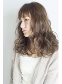 前髪 リーブアッシュ ローライト シアーカラー【ROMMY. 本厚木】