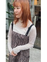 クリアー オブ ヘアー 藤が丘店(clear OF HAIR) オレンジベージュ