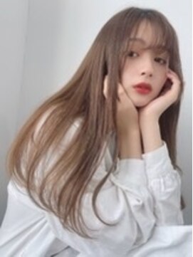 ルービック 奈良(Rubik's) ブリーチなし大人可愛い艶髪ミルクティーベージュ