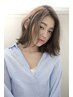 《カット無し》透明感カラー(全体)+3stepトリートメン  ￥12300→