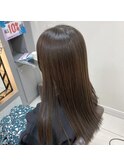 ♯オリーブカラー♯酸熱トリートメント