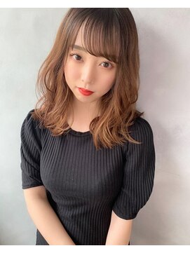  ジーナ 大阪茨木(Zina) 髪質改善＊まろシルクベージュブラウン＊美髪【Zina大阪茨木】