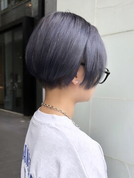 ロンド レア 天神大名店(Lond Le’a) ダブルカラーミルクティーベージュカラーケアブリーチ韓国ボブ