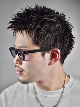 プレミアムバーバー 表参道店(PREMIUM BARBER produce by HIRO GINZA) スパイキーショート