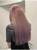 新宿 ラベンダーカラー ブリーチカラー イヤリングカラー