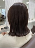 結べる長さのボブ