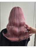 透明感ハイトーンホワイトピンク